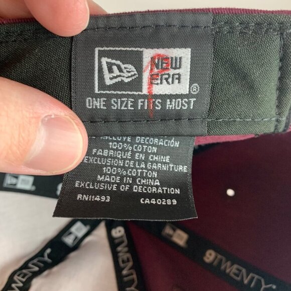 Arizona State Sun Devils NCAA Maroon New Era 9Twenty Relaxed Fit Adjustable Hat - Picture 5 of 5